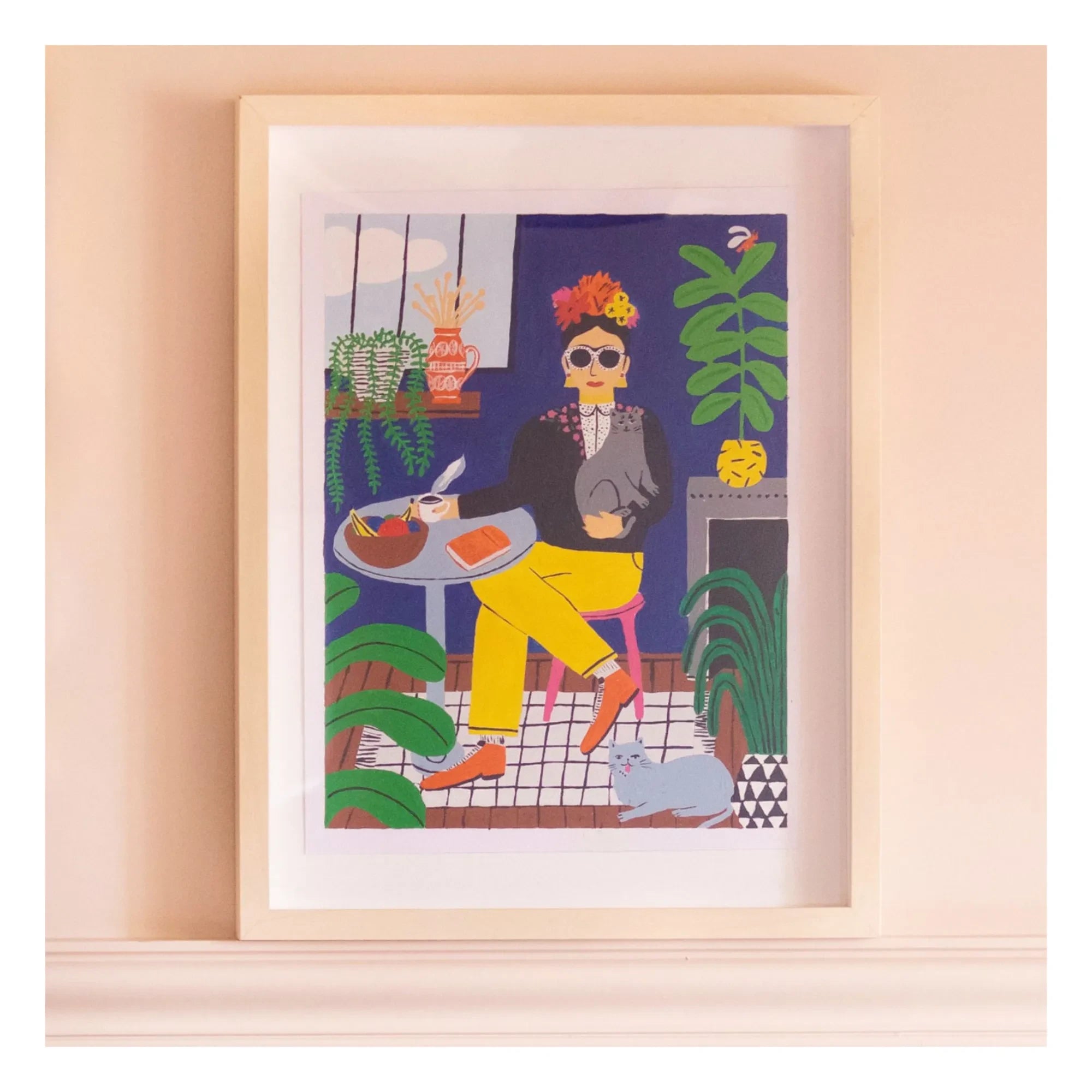 La Petite Épicerie - Kit de pintura por números - La Fille aux Chats
