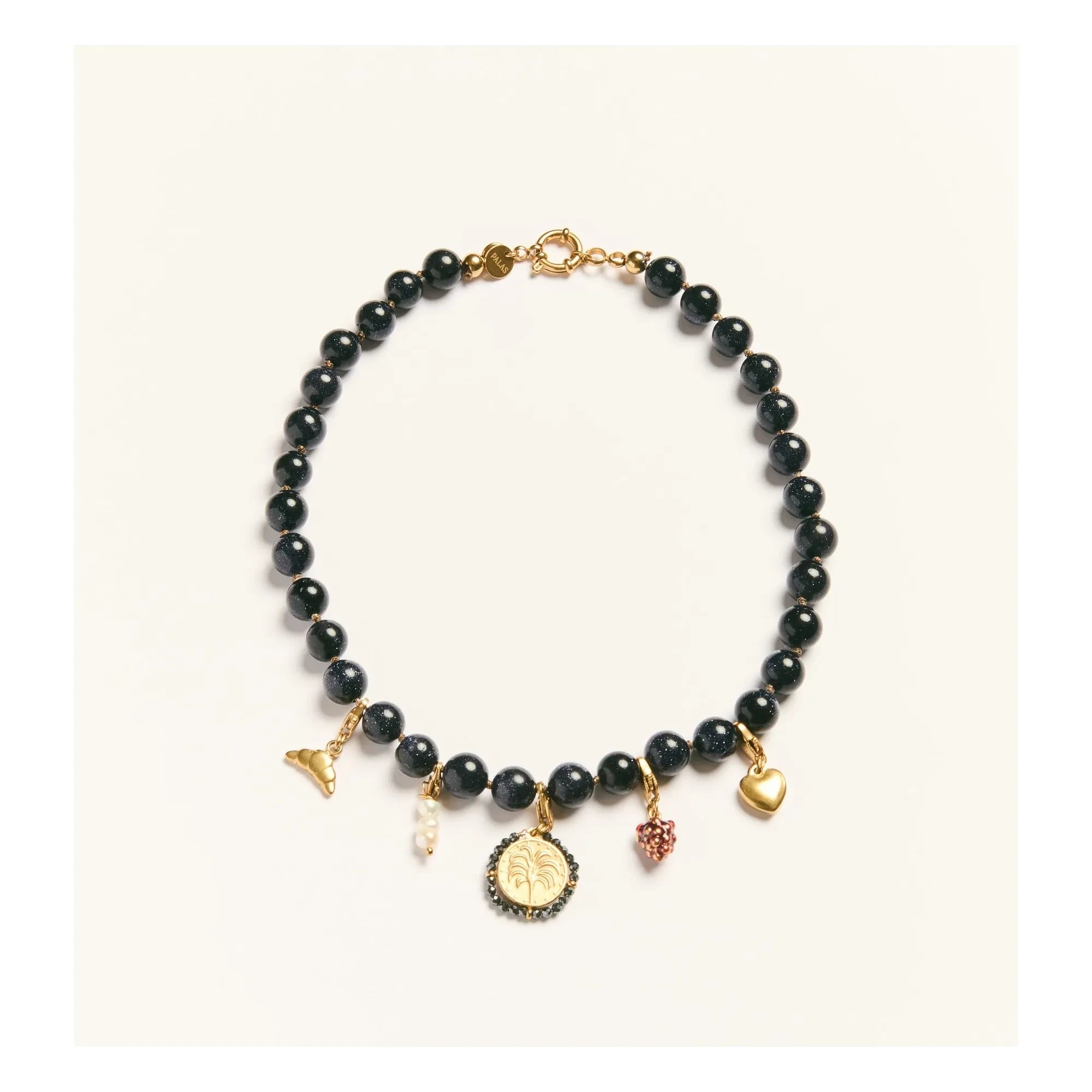 Collar de tostadas francesas Palas | Azul negro