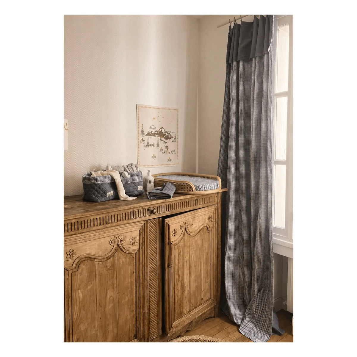 Editions Aimable - Raoul cortina reversible | gasa marfil