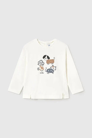 Blusa de manga larga para niños Mayoral