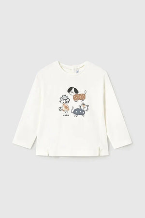 Blusa de manga larga para niños Mayoral