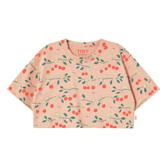 Tinycottons - Camiseta corta Cherry Organic Cotton | Rosa