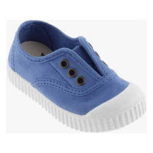 Victoria - Zapatillas elásticas Inglesa de lona | Azul real