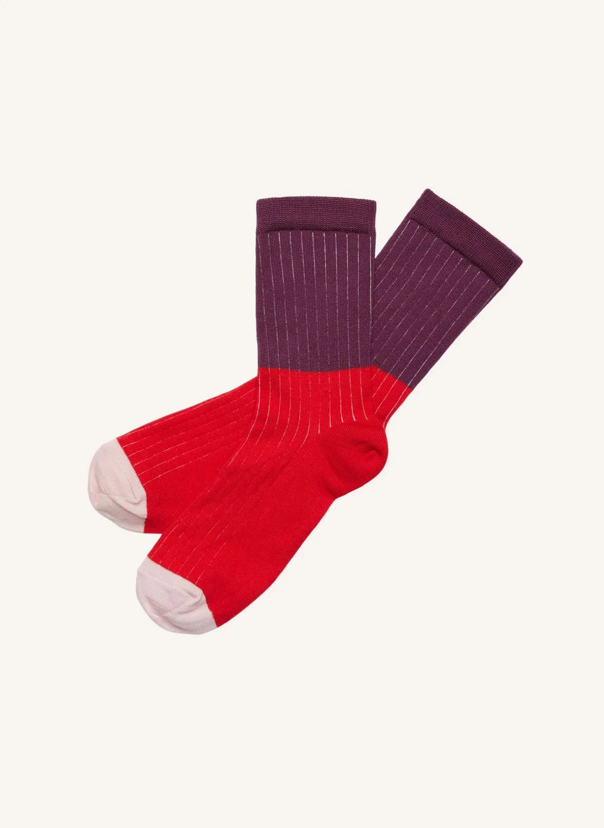 FUB - Set de 2 pares de calcetines | Rojo