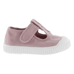 Victoria - Sandalia de lona Scratch Sneakers | Rosa Viejo