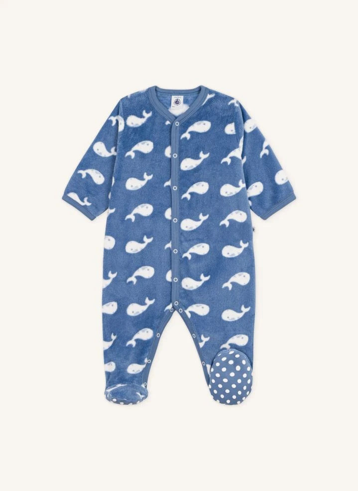 Petit Bateau - Saco de dormir Ballena Polar | Azul