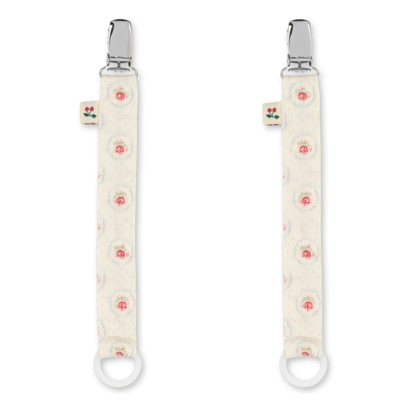Konges Sløjd - Clips para chupetes Mirage - Set de 2 | Crudo