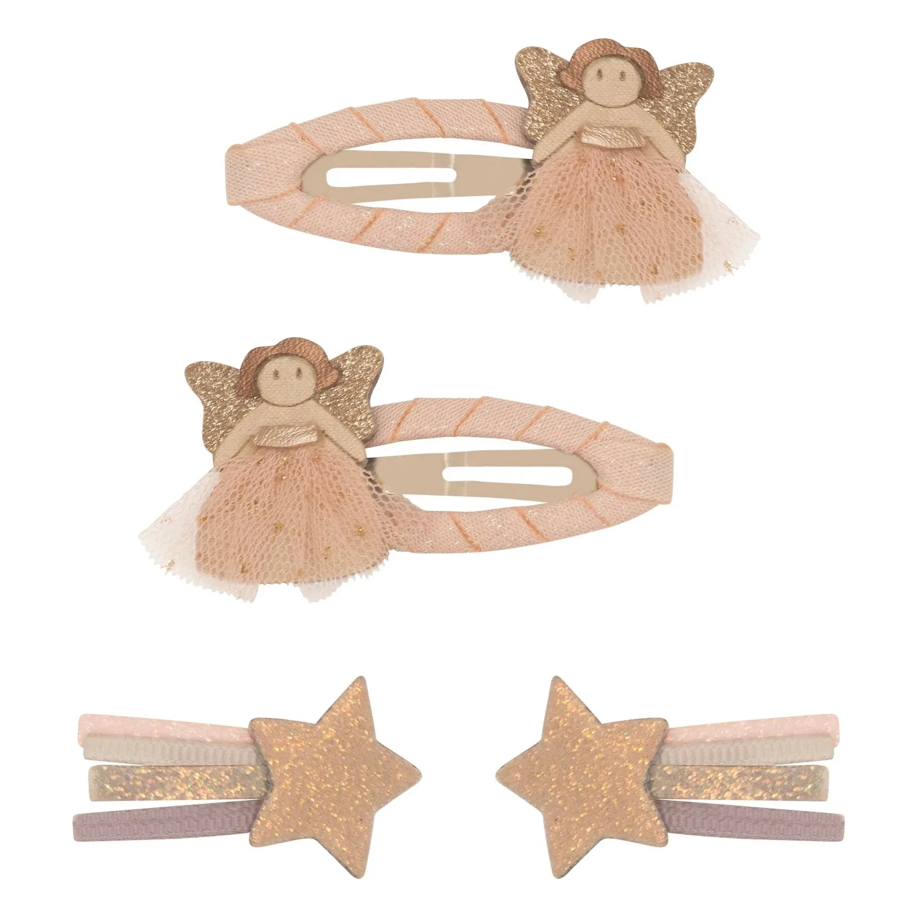 Mimi & Lula - Set de 4 pinzas para el pelo de hada | Rosa