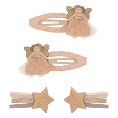 Mimi & Lula - Set de 4 pinzas para el pelo de hada | Rosa