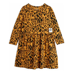 Mini Rodini - Vestido de leopardo | Marrón