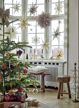 Bloomingville - Adornos Navideños Sayla - Set de 2 | Rojo