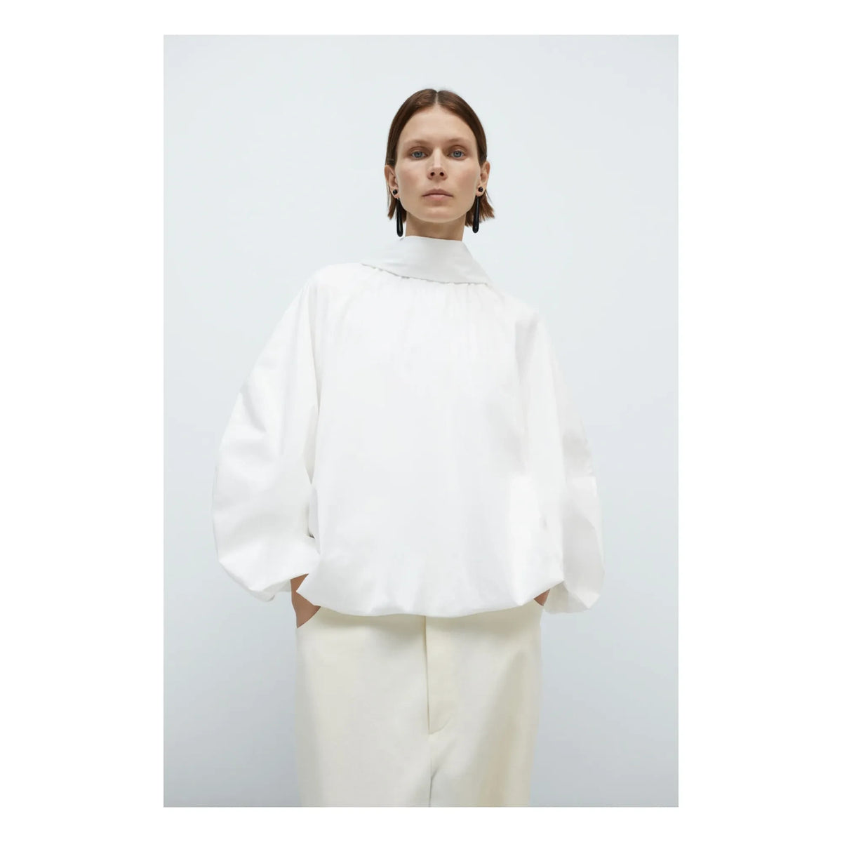 Cordera - Blusa de lazo | Blanco