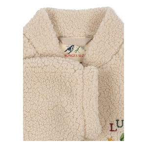 Konges Sløjd - Chaqueta Sherpa de Fibra Reciclada Lucky Jazz | Beige
