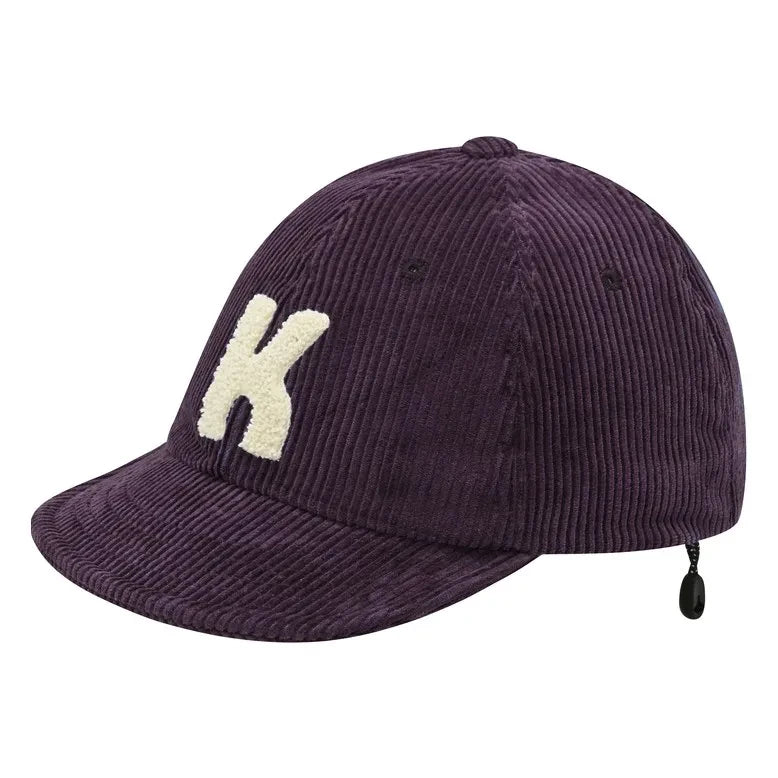 Kappy - Gorra de terciopelo con logo | Morado