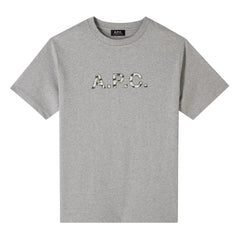 A.P.C. - Camiseta de algodón orgánico Willow | Gris jaspeado