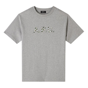 A.P.C. - Camiseta de algodón orgánico Willow | Gris jaspeado