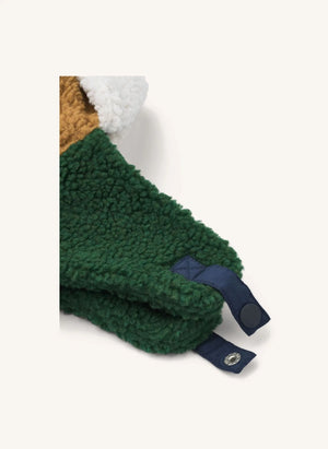 Liewood - Chapka Sherpa Colorblock Bravo Materiales Reciclados | Azul Marino