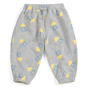 Bobo Choses - Jogger saucers Algodón Orgánico Bebé | Gris Jaspeado