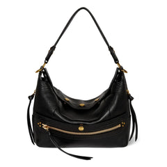 Jérôme Dreyfuss - Bolso de hombro Lucky Hobo Buffalo | Negro