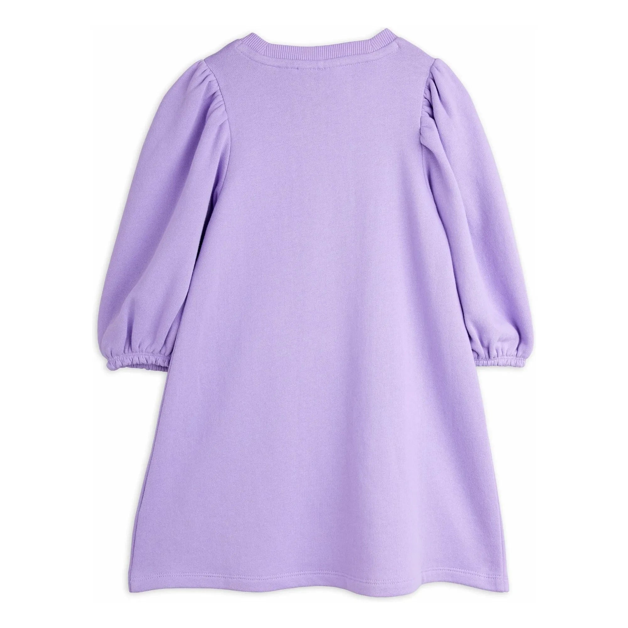 Mini Rodini - Vestido Gato de Algodón Orgánico | Morado