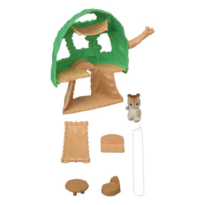 Sylvanian Families - Casita de Bebés y Muñeca Ardilla Bebé