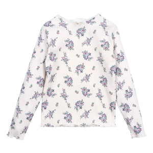 the new society - Camiseta Floral ribana | Beige