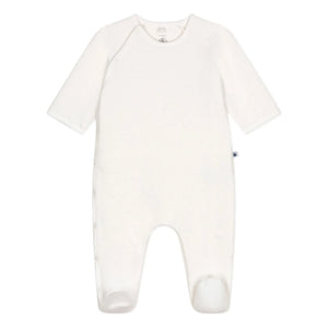 Petit Bateau - Pijama de dormir de algodón orgánico tubular | Blanco