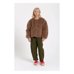 Hundred Pieces - Pantalones Gianna Twill con globos | Caqui