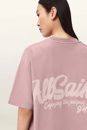 AllSaints Camiseta Oversize de Algodón para Mujer ODYSSEY ETTA TEE
