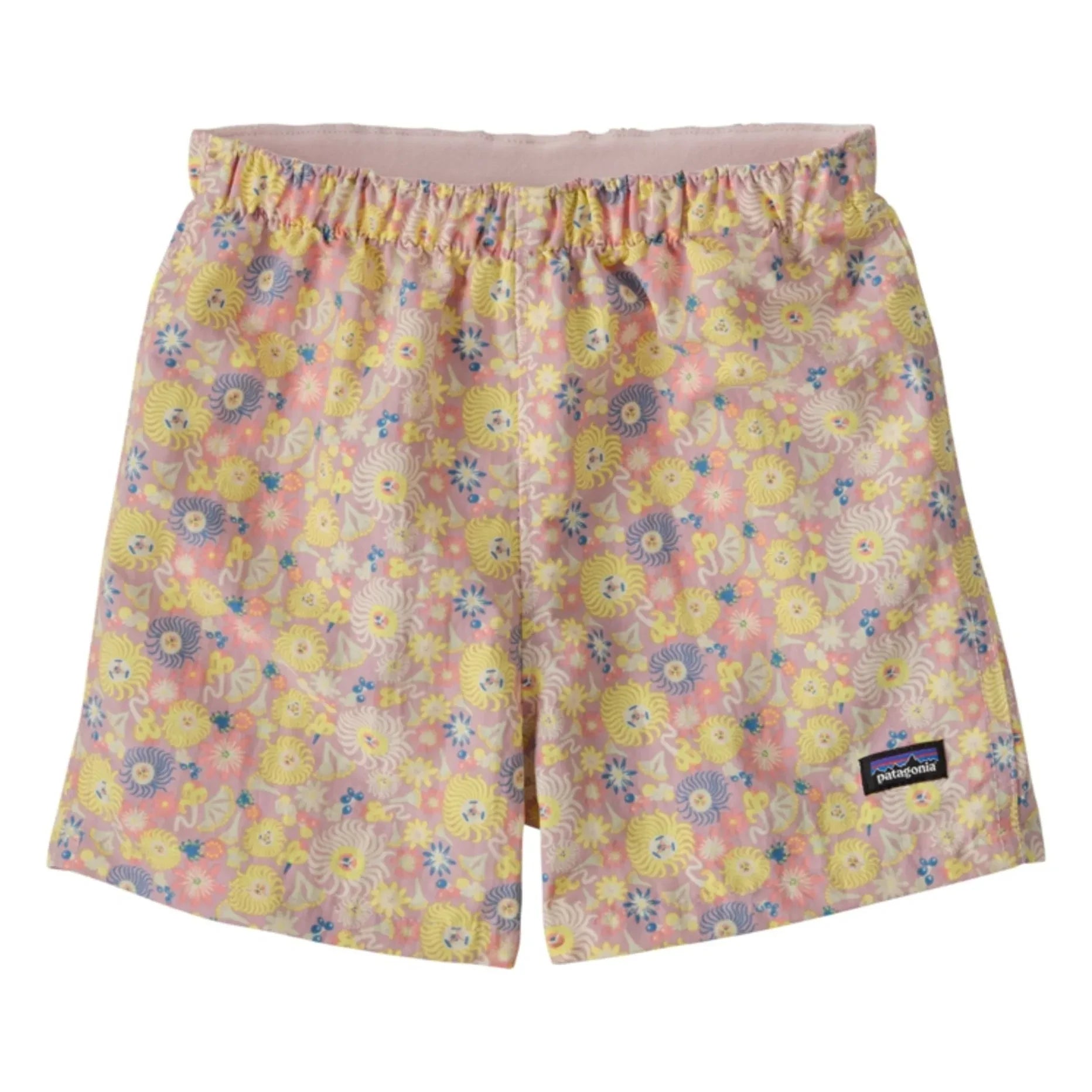 Patagonia - Shorts de baño Baggies Fruity Times de fibras recicladas | Rosa claro