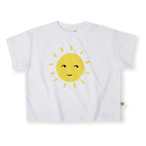 Goldie + Ace - Exclusive Goldie+Ace x Smallable - Camiseta Oversize Soleil | Blanco
