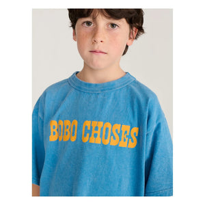 Bobo Choses - Camiseta de Algodón Orgánico Bobo Choses | Azul