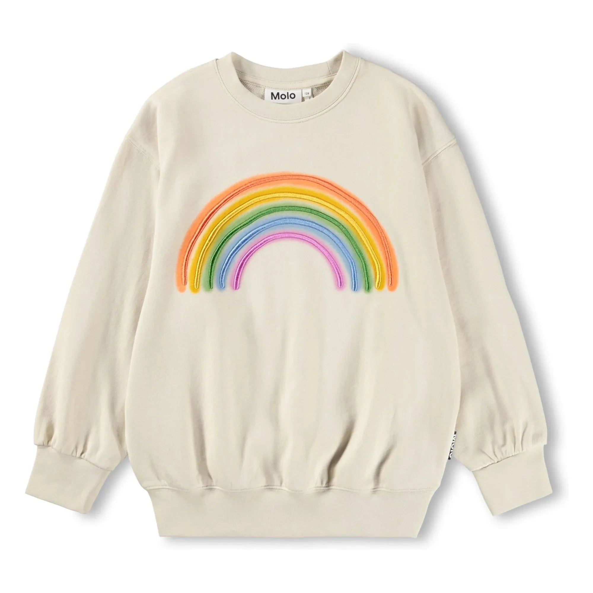 Sudadera de algodón orgánico Molo - Monti Rainbow | Crudo