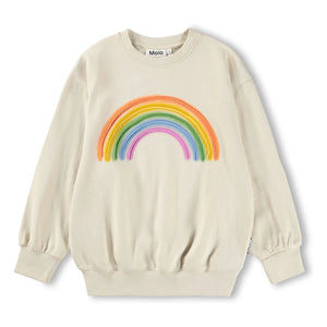 Sudadera de algodón orgánico Molo - Monti Rainbow | Crudo