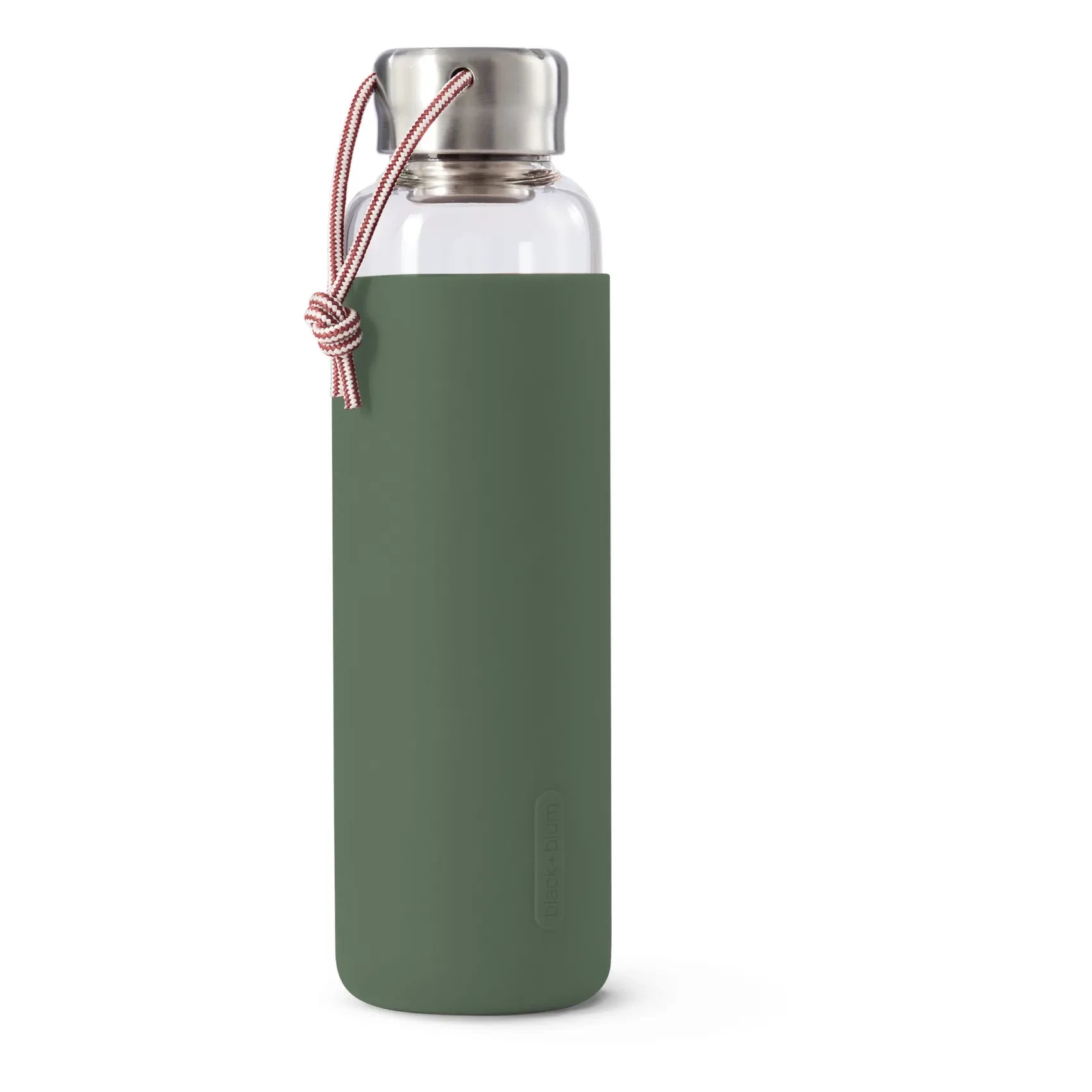 Black + Blum - Botella de agua de cristal de borosilicato - 600 ml | Oliva