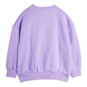 Mini Rodini - Sudadera Gato Algodón Orgánico | Morado