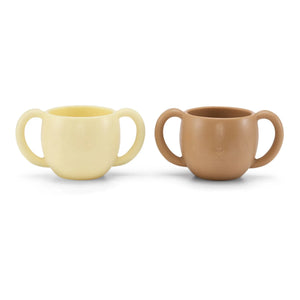 Konges Sløjd - Vasos de silicona de 2 unidades | Beige