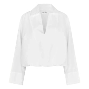 Samsoe Samsoe - Vestido de lino Sadaphne | Blanco