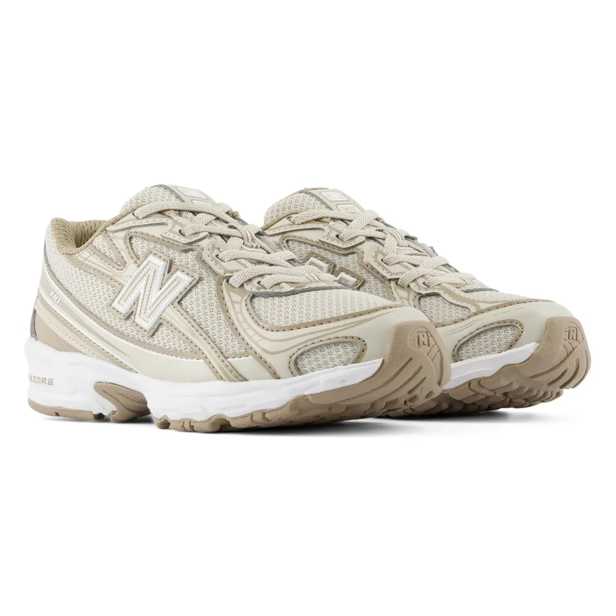 New Balance - Zapatillas Deportivas con Cordones y Detalles de Encaje 740 | Beige