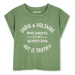 Zadig & Voltaire - Camiseta Logo Art Is Truth | Verde