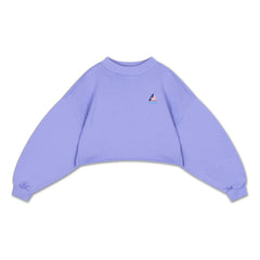Repose AMS - Sudadera corta con logo de algodón orgánico | Lila