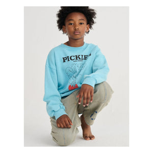 Bobo Choses - Sudadera de algodón orgánico Pickles | Azul claro
