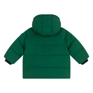 Petit Bateau - Abrigo Acolchado | Verde Cromo