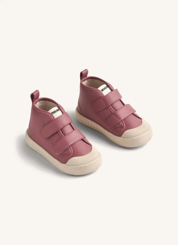 Wheat - Zapatillas Leo Leather resistentes a los arañazos | Rosa Polvo