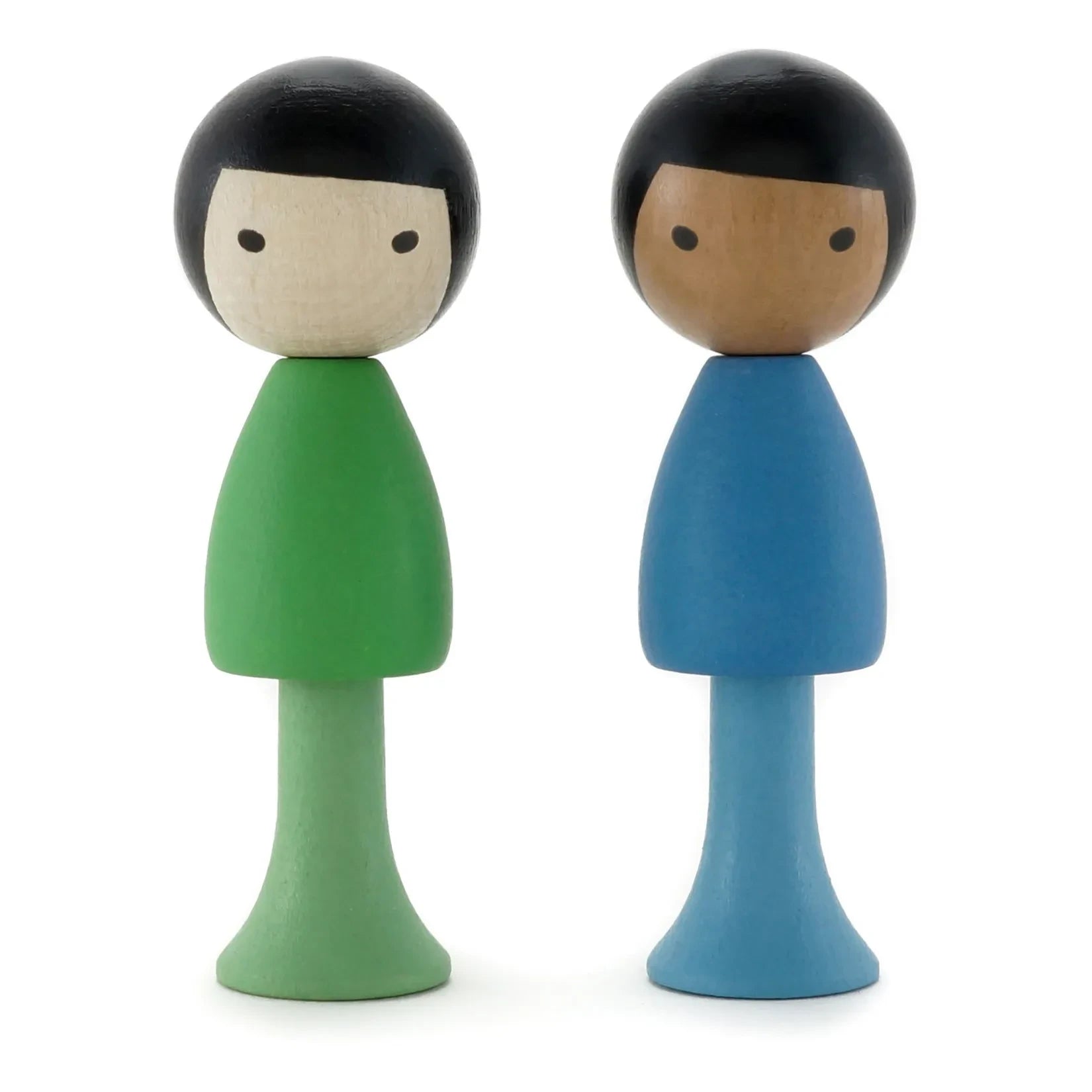 Clicques - Figuras de madera de Tai y Nico