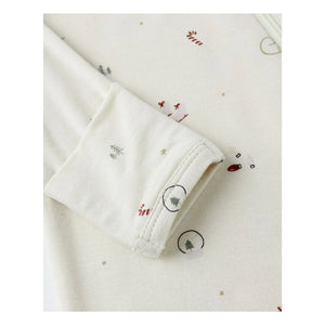 Quincy Mae - Mono con pies Winter Wonderland | Crudo