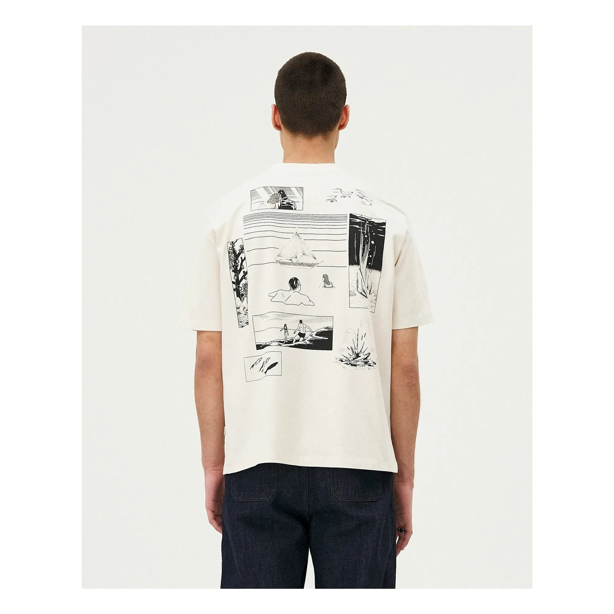 Noyoco - Camiseta Merceron de algodón orgánico | Crudo