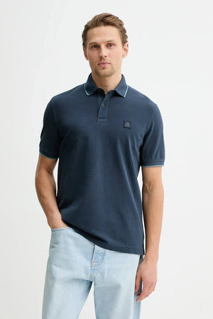 Camiseta de algodón con cuello Marc O'Polo