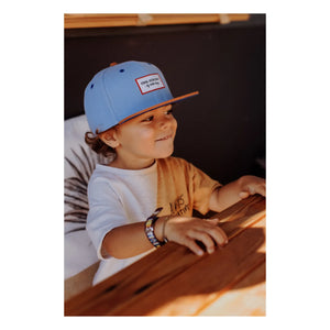 Hello Hossy - Gorra visera plana | Azul Denim