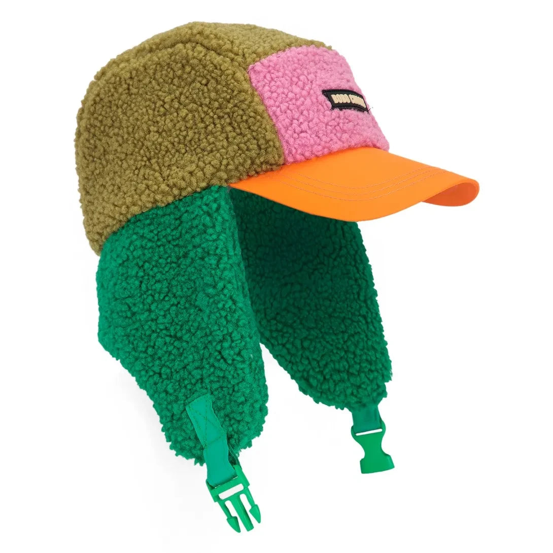 Bobo Choses - Gorro de fibra reciclada Chapka | Rosa